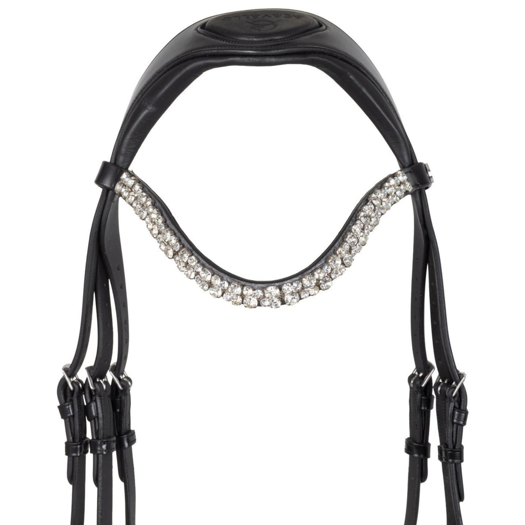 Acavallo Lux Dressage Bridle - Black