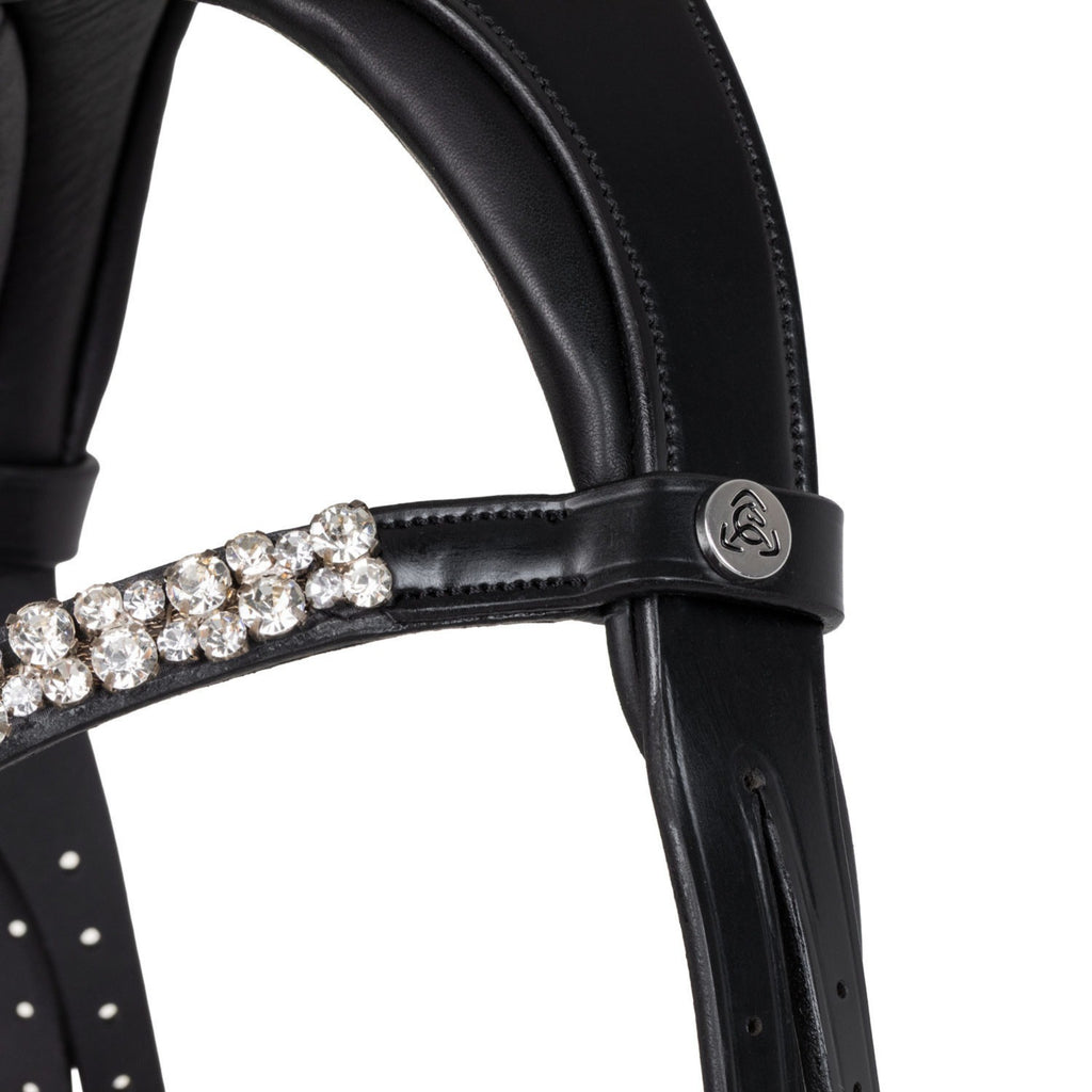 Acavallo Lux Dressage Bridle - Black