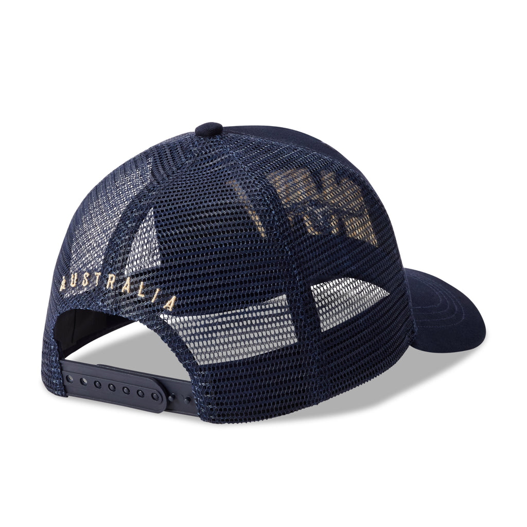 R.M.Williams RMW Steers Head Trucker Cap - Navy
