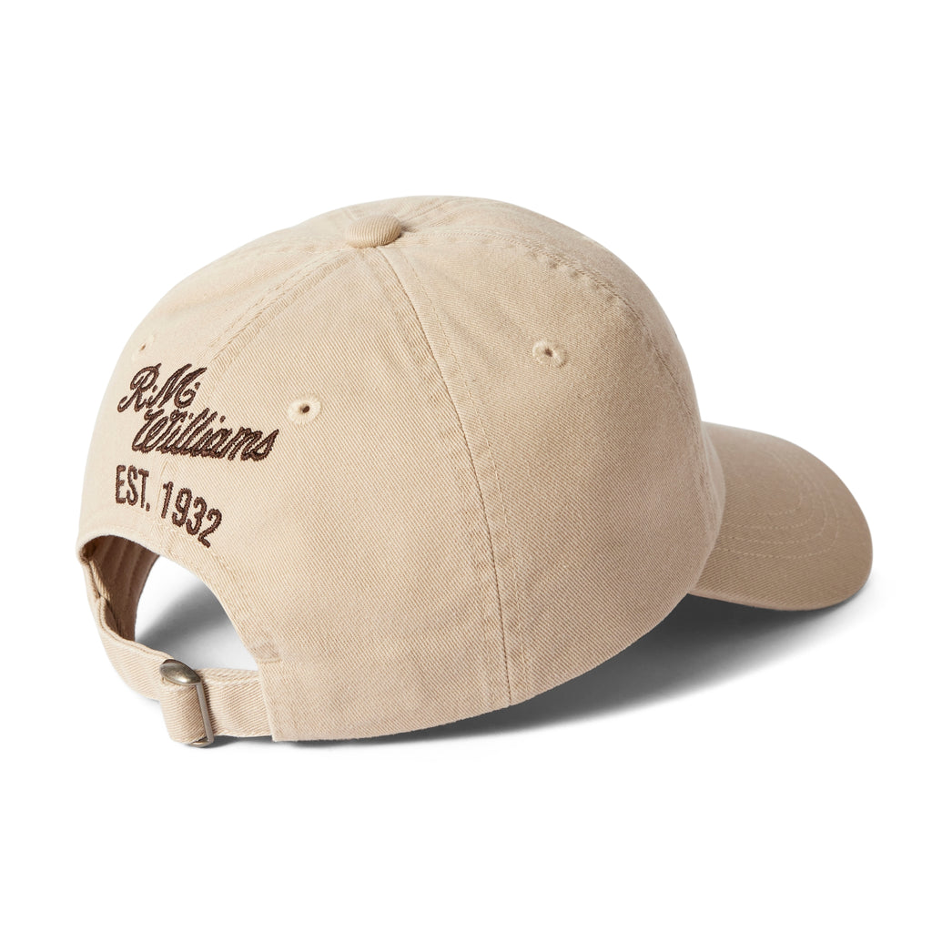 R.M.Williams Longhorn Twill Cap - Ecru