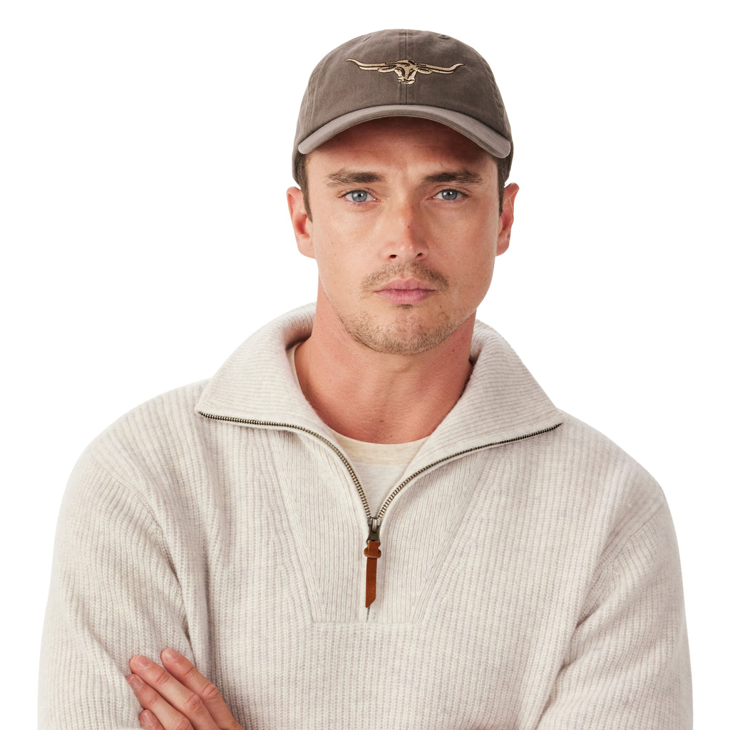 R.M.Williams Longhorn Twill Cap - Silt