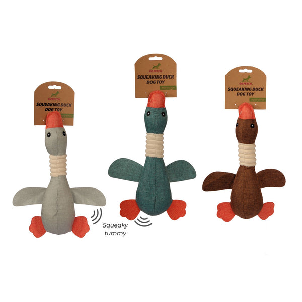 Soft Squeaky Duck Dog Toy
