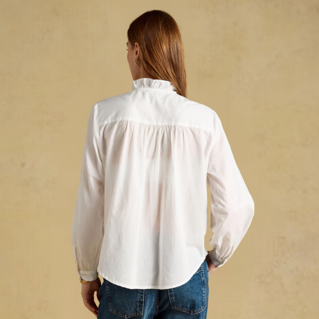 Joules Ladies Melanie Blouse - Chalk