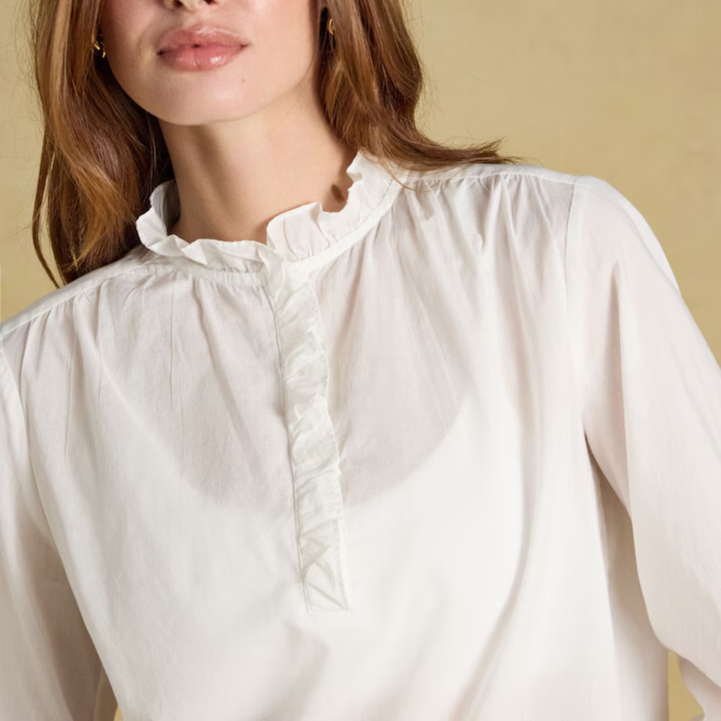 Joules Ladies Melanie Blouse - Chalk