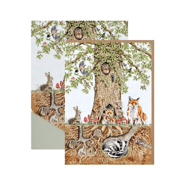 Wrendale Nature Notecard Pack - Wild Woodland