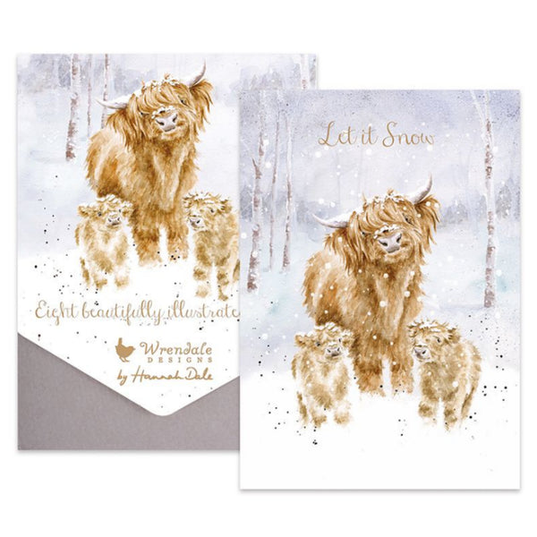 Wrendale A Highland Christmas Notecard Pack