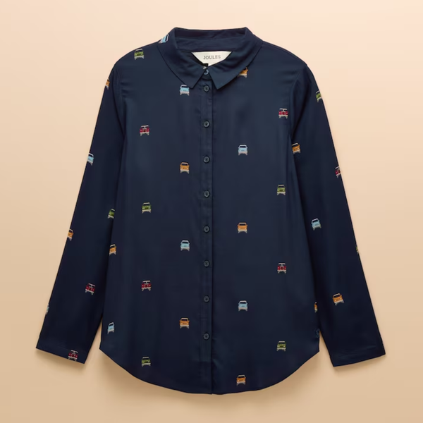 Joules Ladies Elvina 4x4 Shirt - Navy