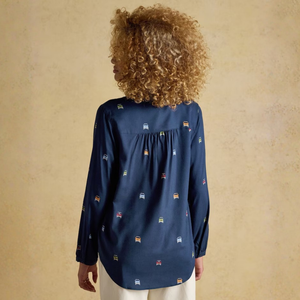 Joules Ladies Elvina 4x4 Shirt - Navy