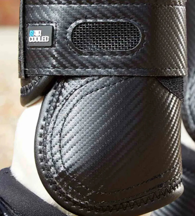 Premier Equine Carbon Tech Air Cooled Eventing Boot - Front - Black