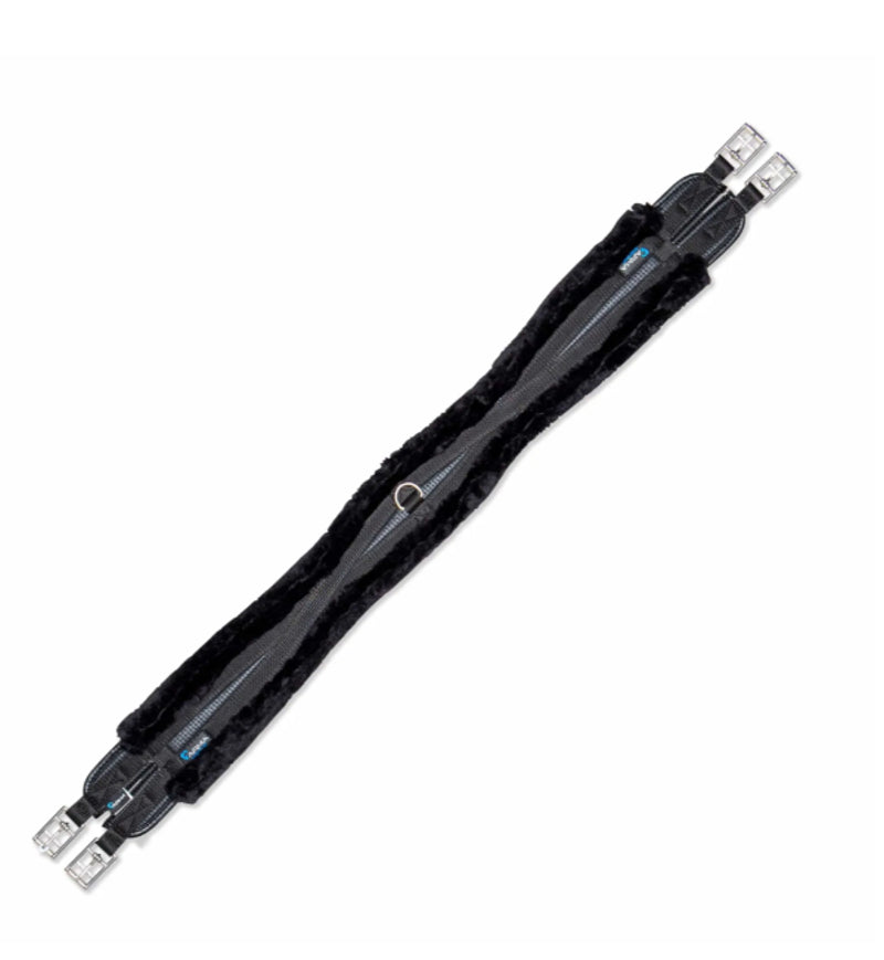 ARMA SupaFleece Contour Girth - Elastic - Black