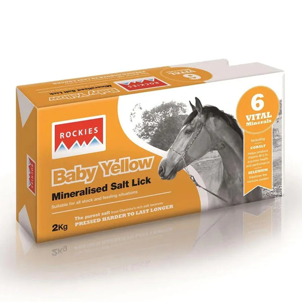 Rockies Baby Yellow Salt Lick - 2kg