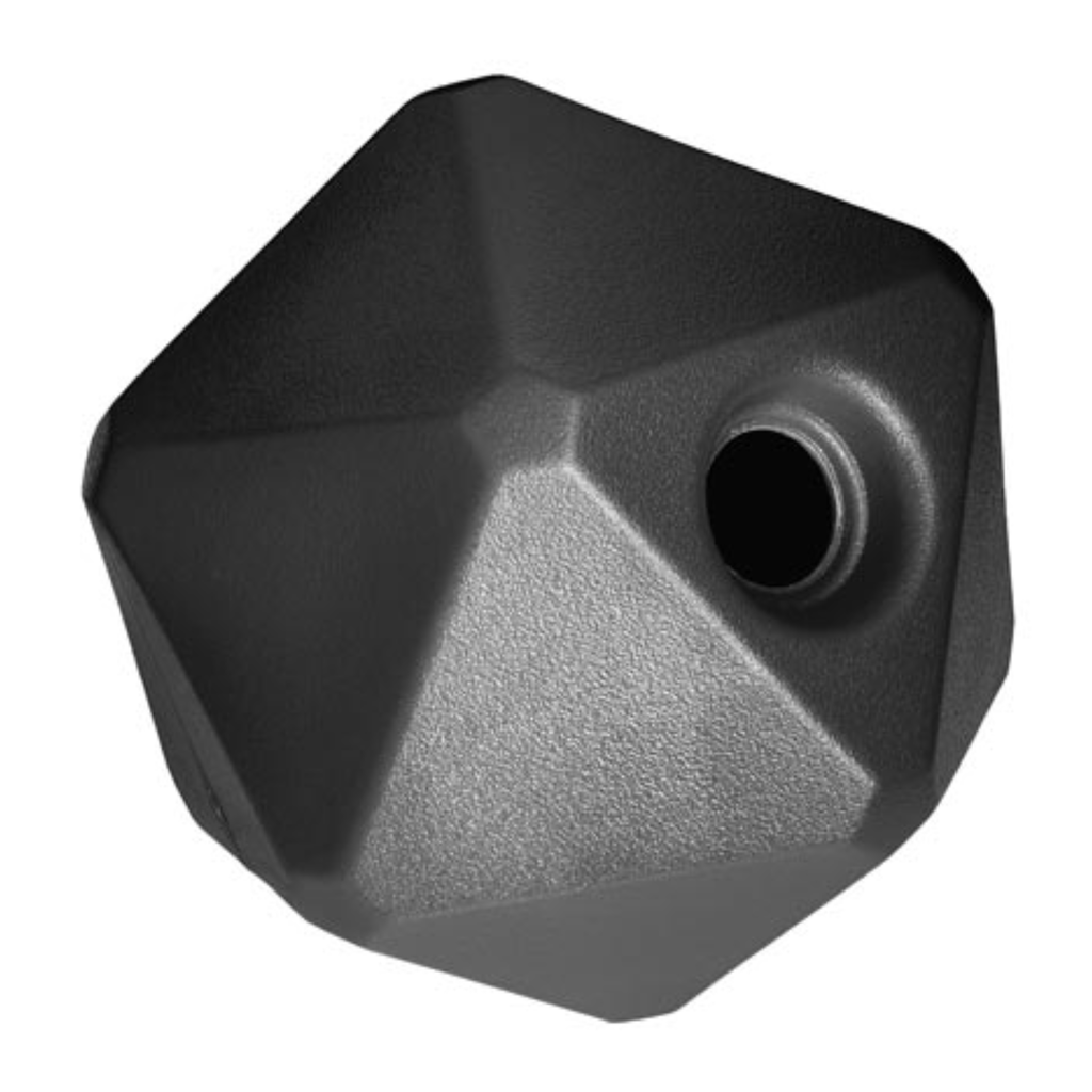 Elico Icosahedron Treat Ball - Black