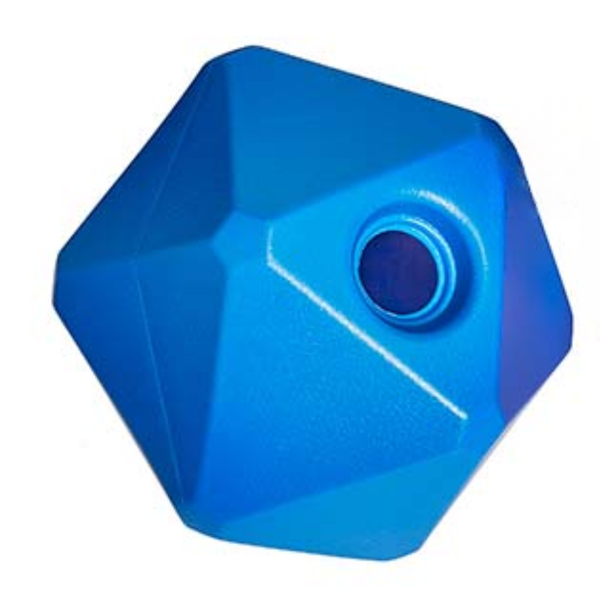 Elico Icosahedron Treat Ball - Blue