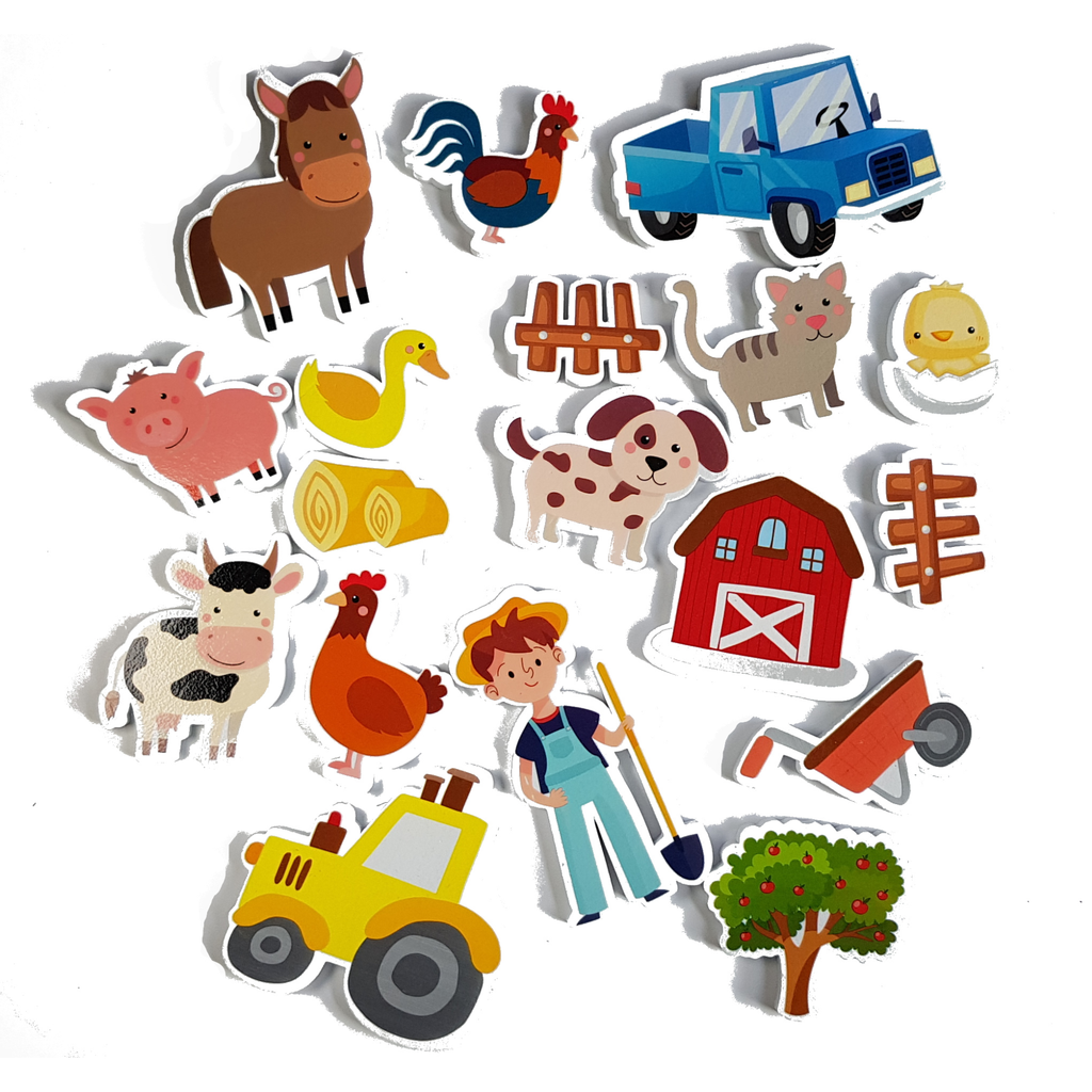 Farm Bath Time Stickers