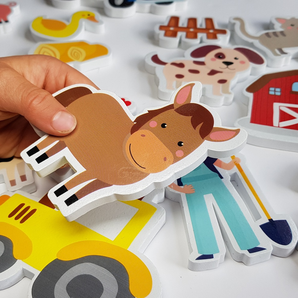 Farm Bath Time Stickers