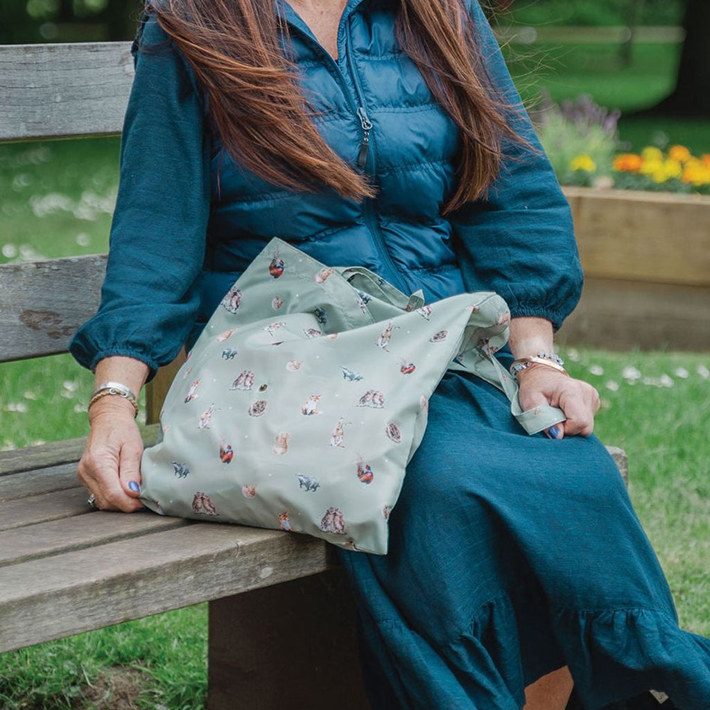 Wrendale Foldable Shopping Bag - Woodlanders