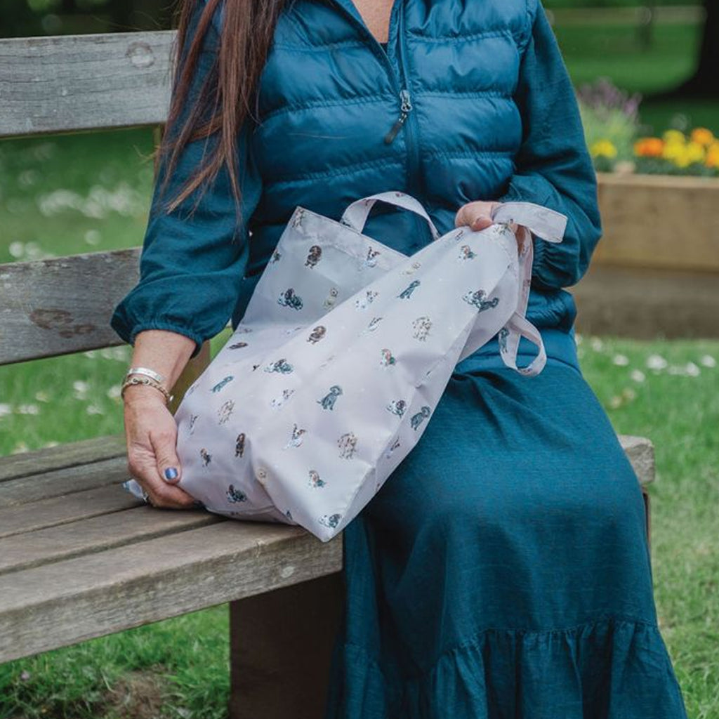 Wrendale Foldable Shopping Bag - Dogs
