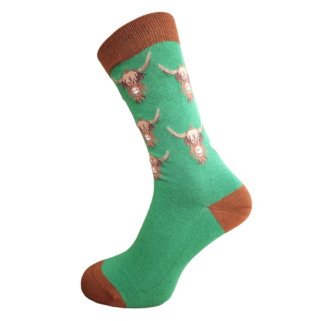 Gemjar Highland Cow Head Socks