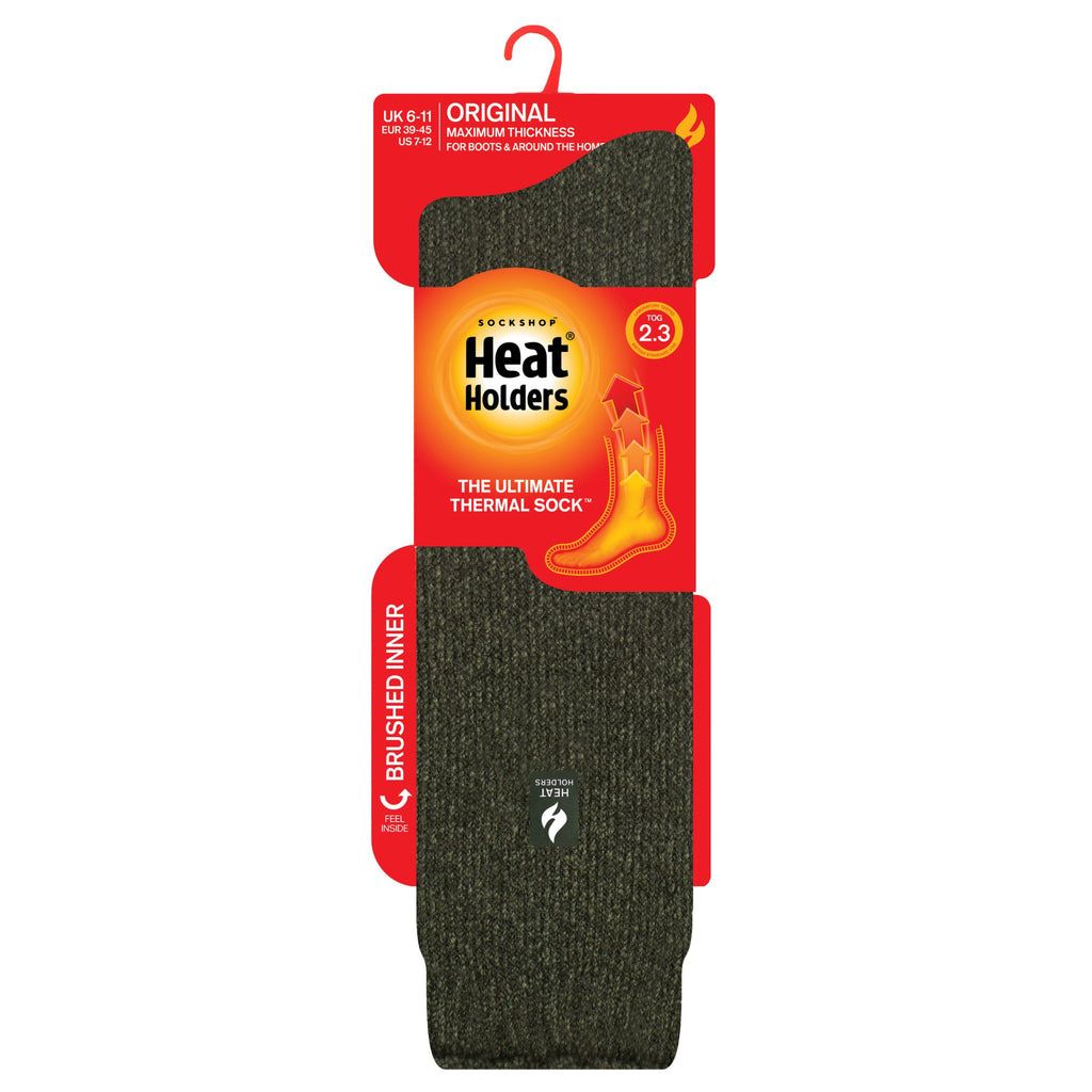Heat Holders Mens Galant Long Socks - Forest Green
