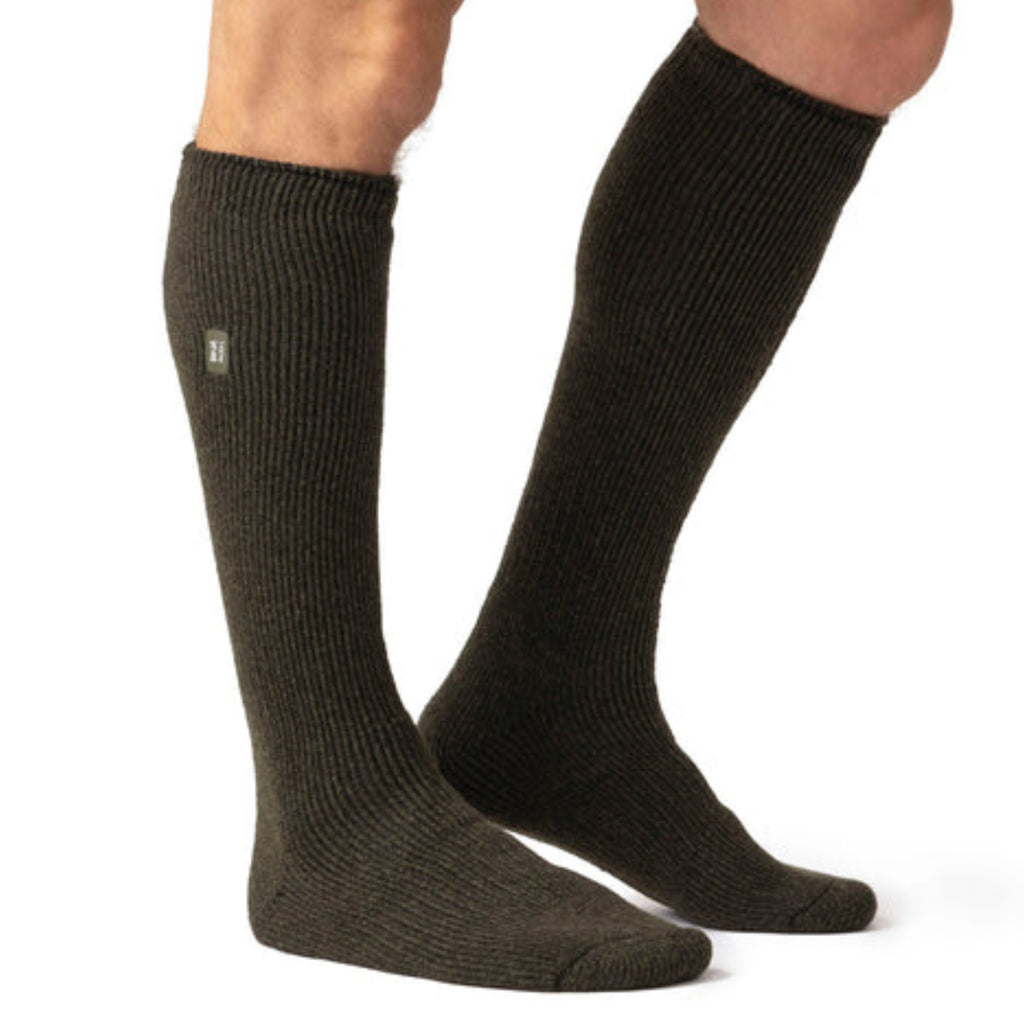 Heat Holders Mens Galant Long Socks - Forest Green