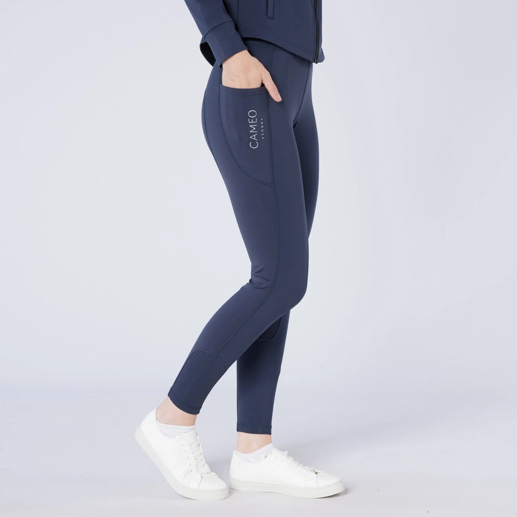 Cameo Ladies ThermoDry Riding Tight - Navy