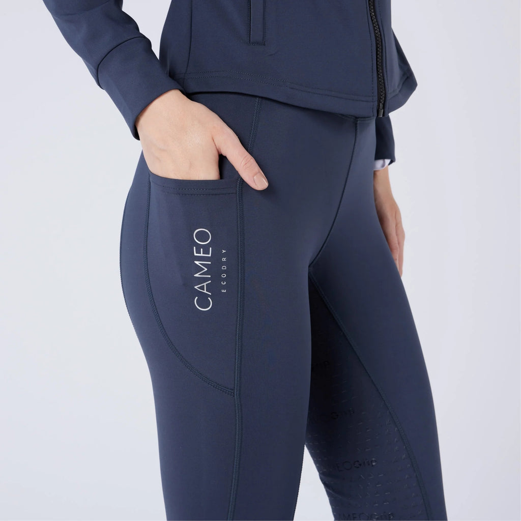 Cameo Ladies ThermoDry Riding Tight - Navy