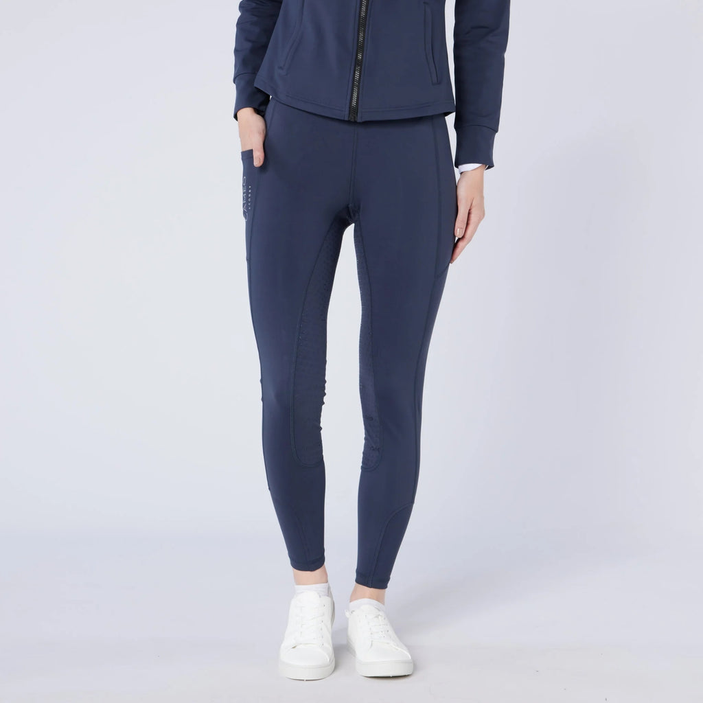 Cameo Ladies ThermoDry Riding Tight - Navy