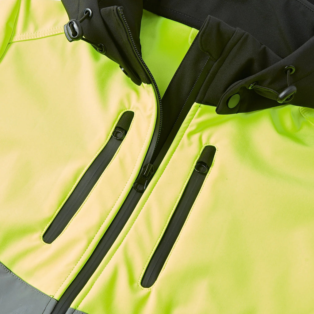 Cameo Ladies Water Repellent Hi Viz Jacket - Yellow