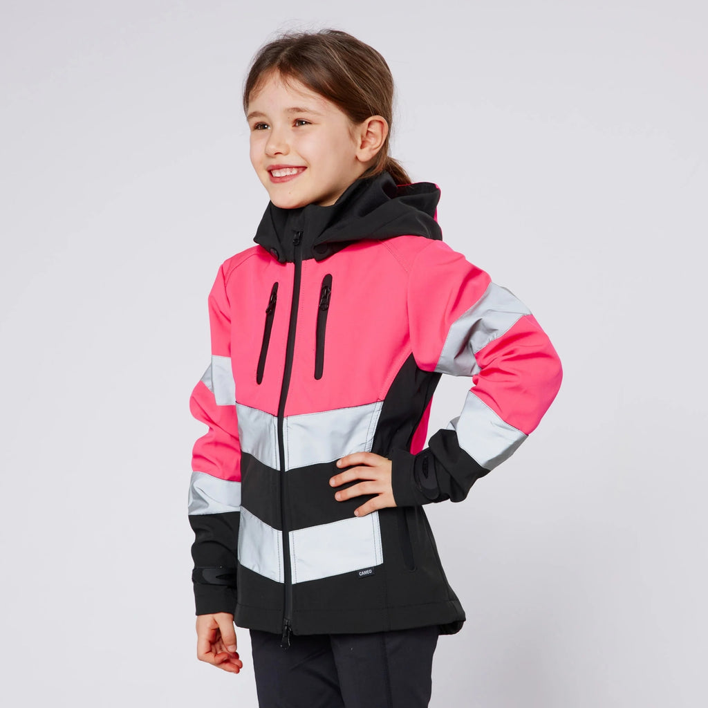 Cameo Junior Hi Viz Jacket - Pink