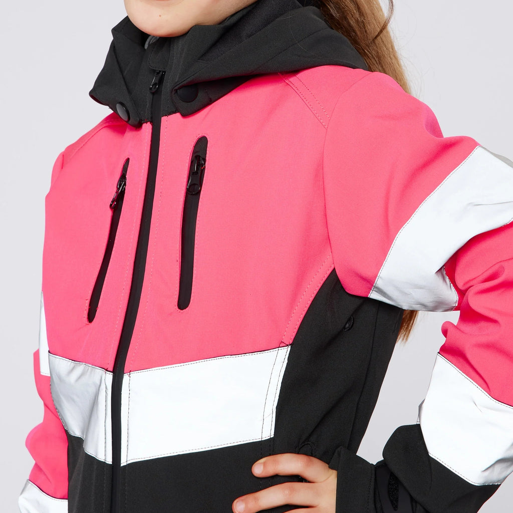 Cameo Junior Hi Viz Jacket - Pink