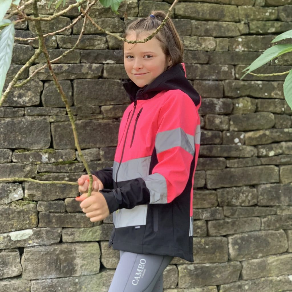Cameo Junior Hi Viz Jacket - Pink