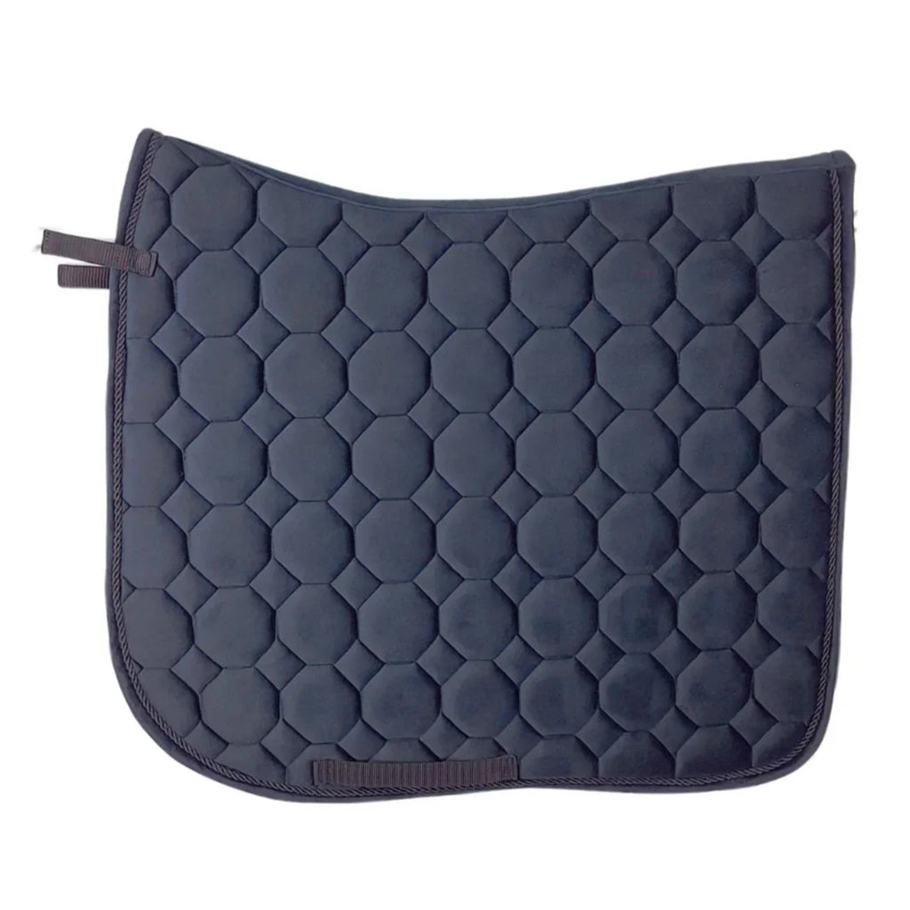 Cameo Suede Dressage Saddlecloth - Black