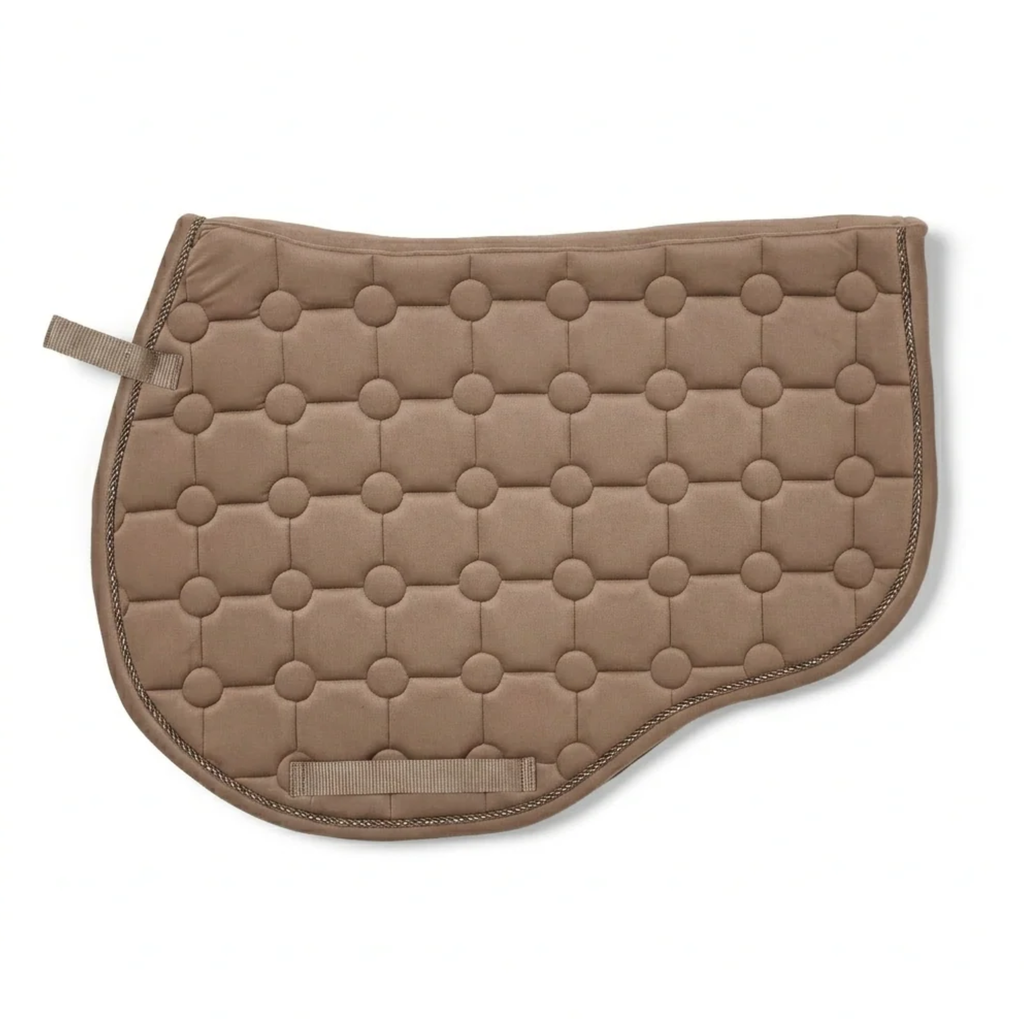 Cameo Suede GP/Jump Saddlecloth - Mocha
