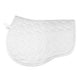Cameo Suede GP/Jump Saddlecloth  - White