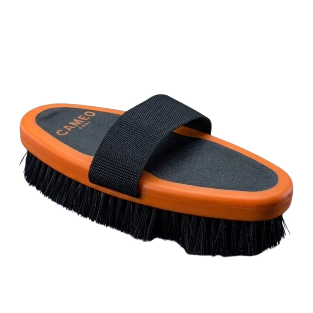 Cameo Body Brush - Black/Orange