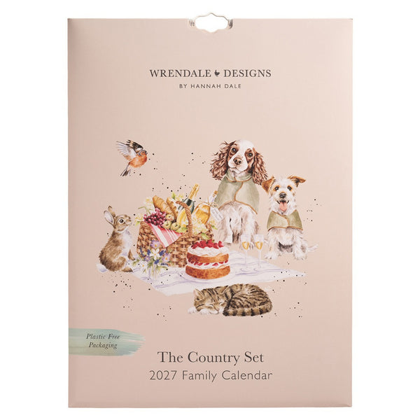 Wrendale 2027 Family Calendar - The Country Set