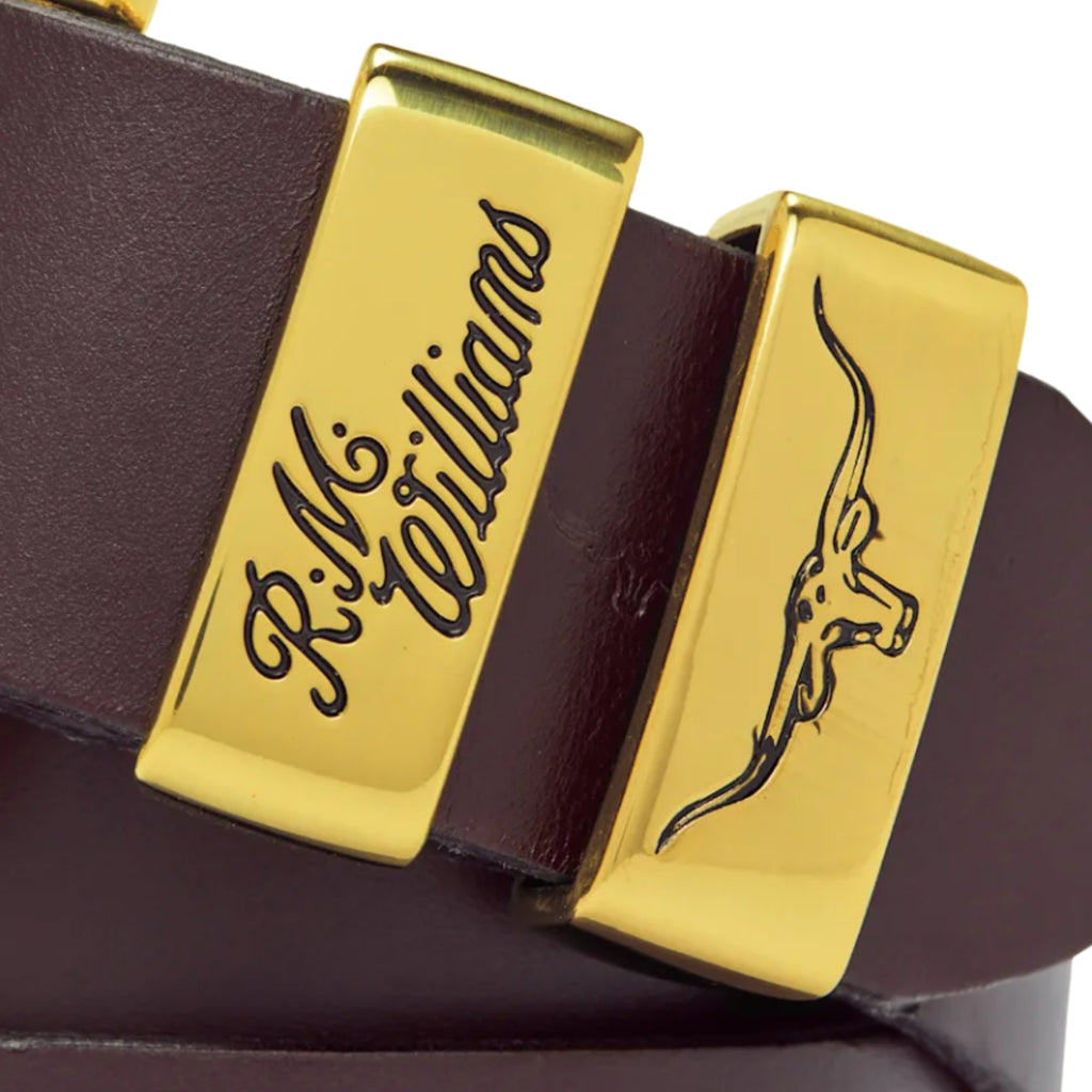 R.M.Williams CB444 Drover Belt - Chestnut