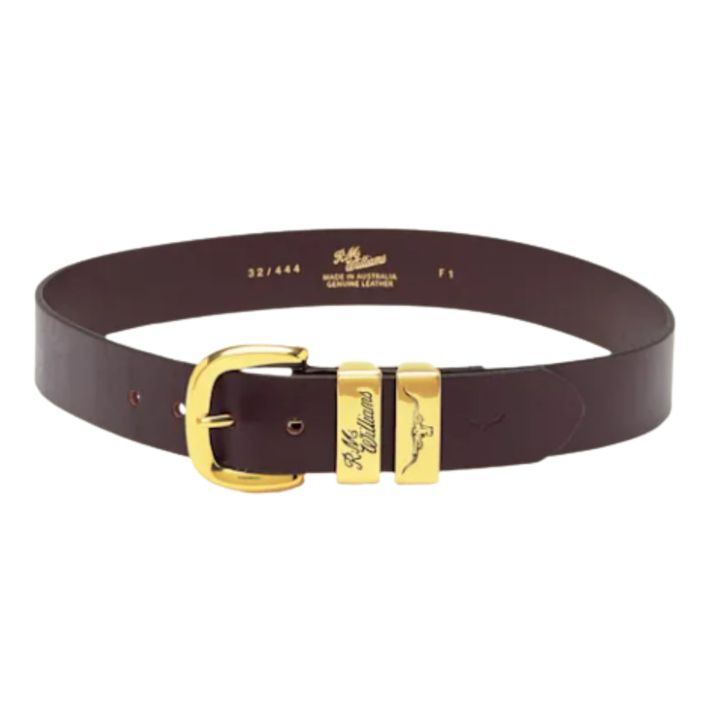 R.M.Williams CB444 Drover Belt - Chestnut