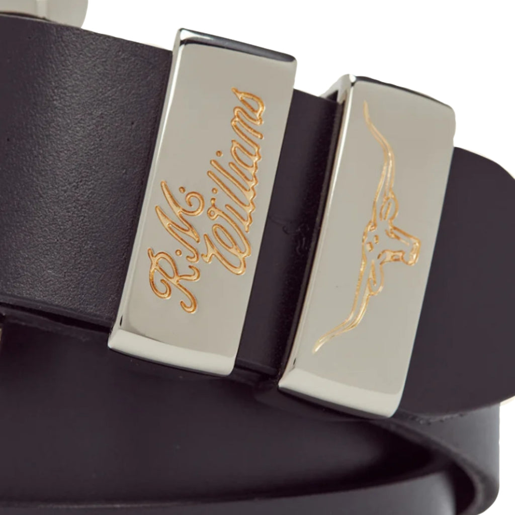 R.M.Williams CB583 Drover Belt - Black