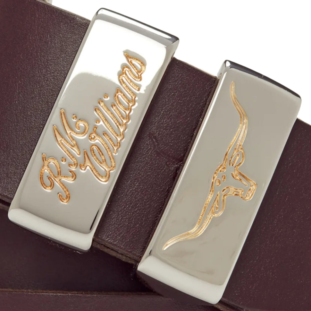R.M.Williams CB583 Drover Belt - Chestnut