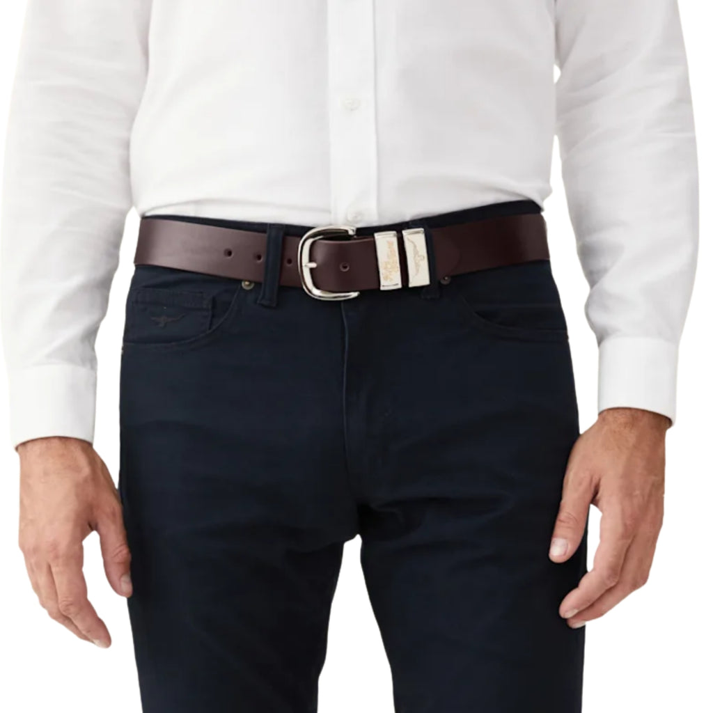 R.M.Williams CB583 Drover Belt - Chestnut
