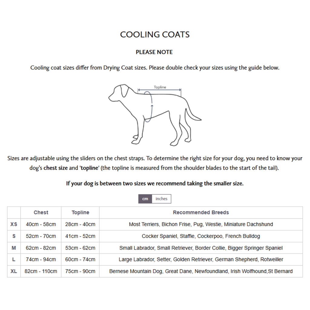 Ruff & Tumble Dog Cooling Coat - Blue