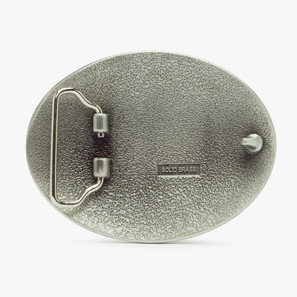 R.M.Williams Logo Buckle - Antique Silver