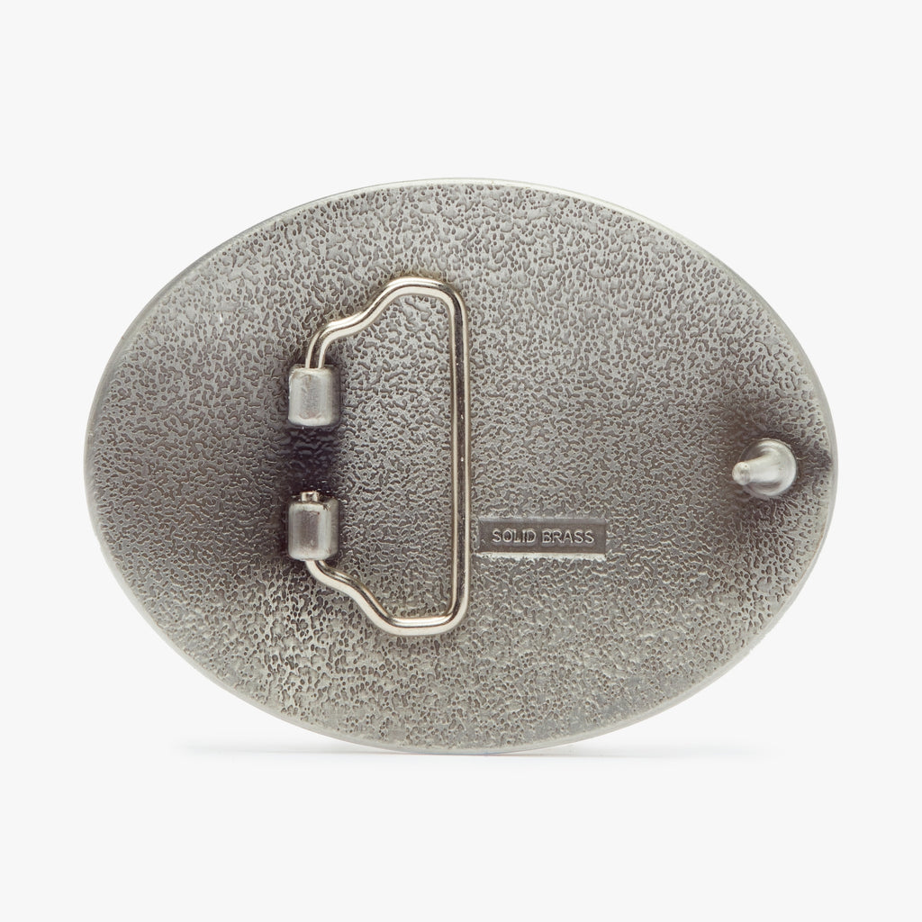 R.M.Williams Logo Buckle - Silver Gold