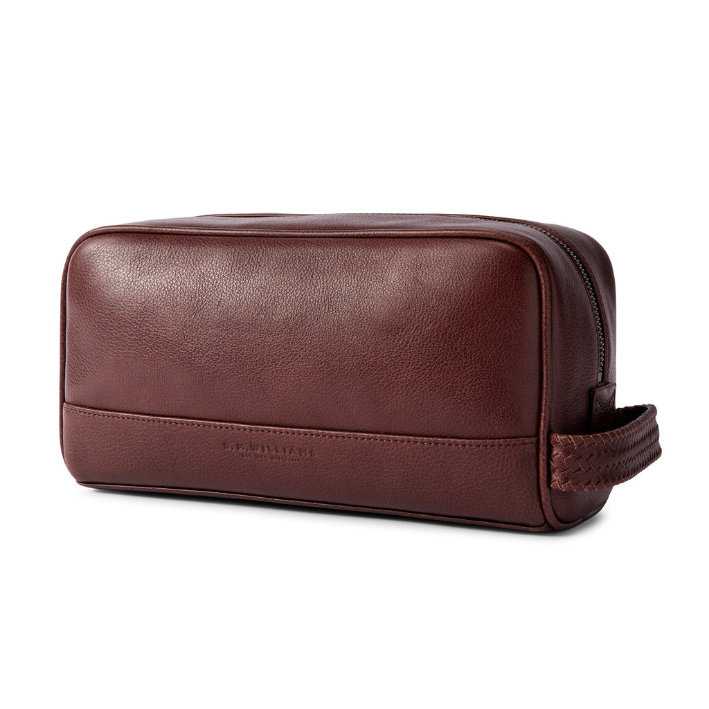 R.M.Williams Farrier Signature Wash Bag - Whiskey