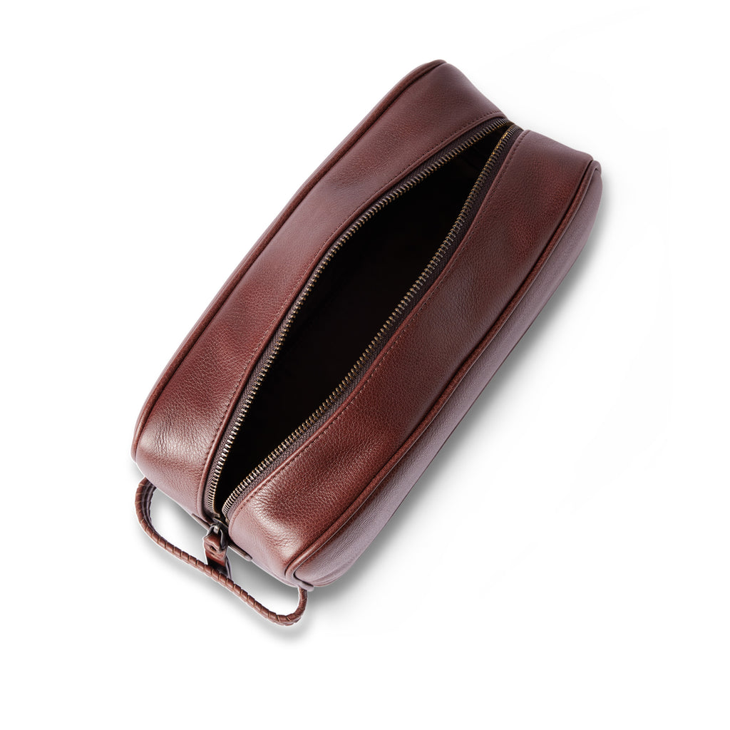 R.M.Williams Farrier Signature Wash Bag - Whiskey