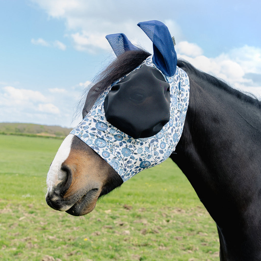 Cath Kidston Blue Strawberry Lycra Fly Mask