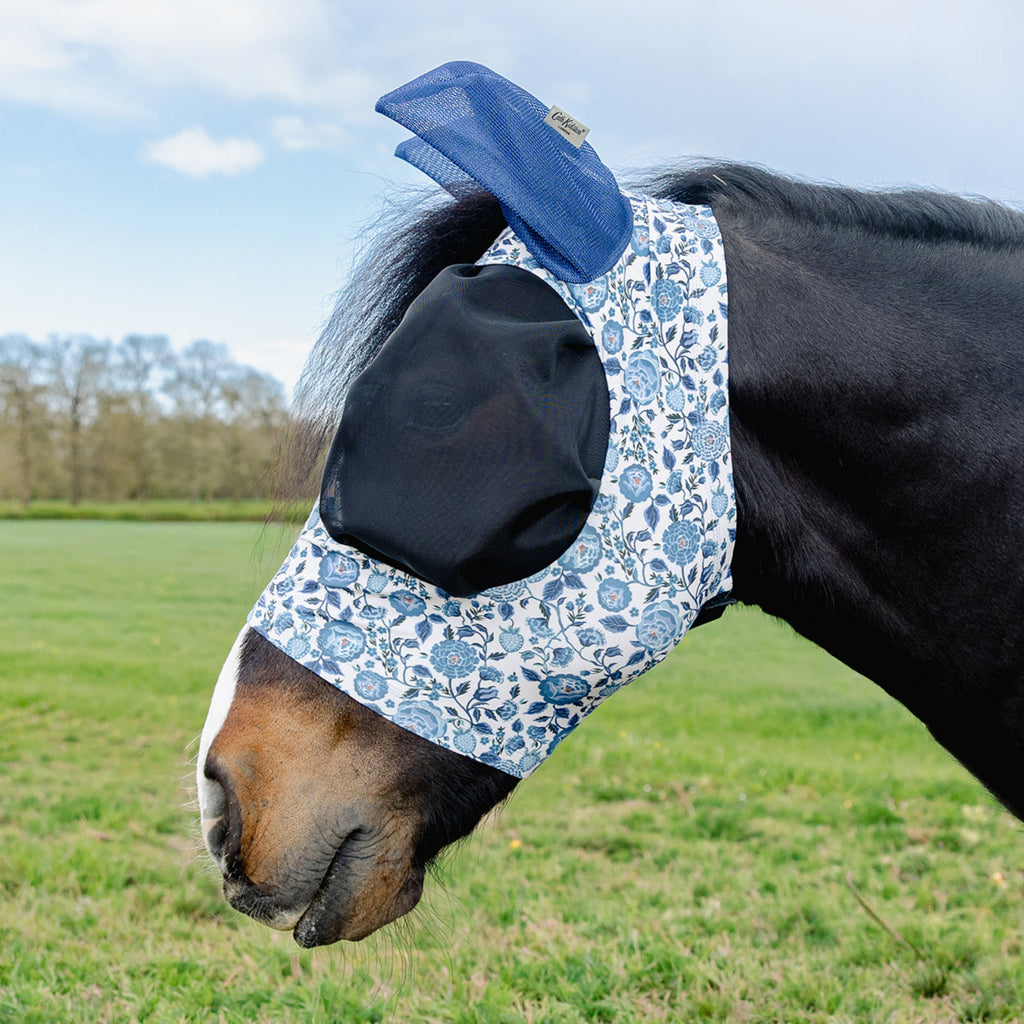 Cath Kidston Blue Strawberry Lycra Fly Mask