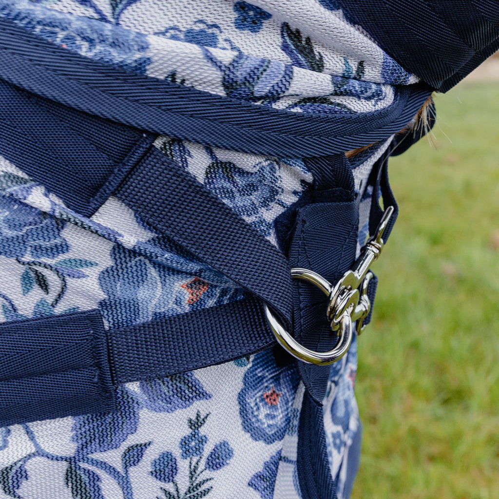 Cath Kidston Blue Strawberry Rain Sheet & Fly Rug Combo