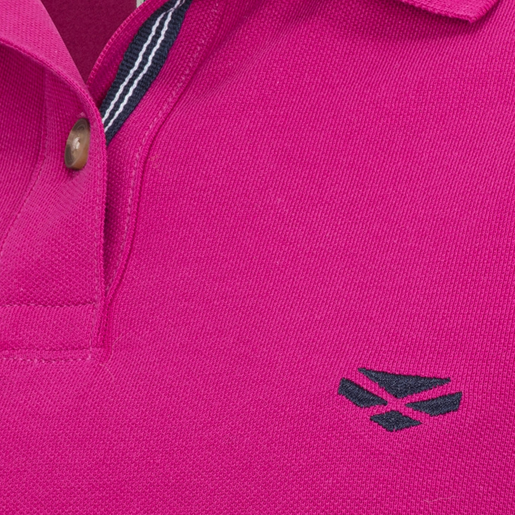 Hoggs of Fife Ladies Cora Polo Shirt - Berry